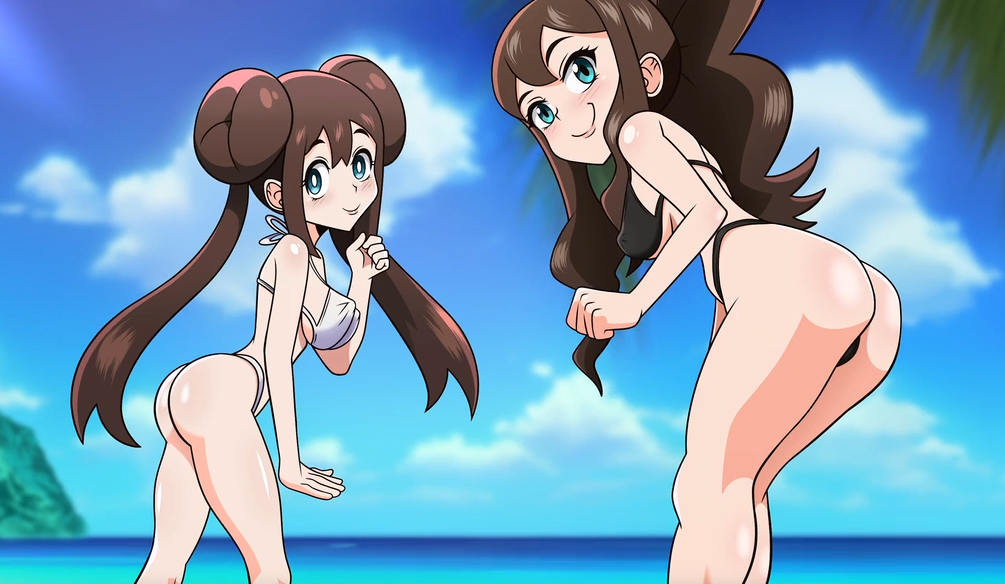 Rosa X Hilda (Pokemon) - Laceyxitzal