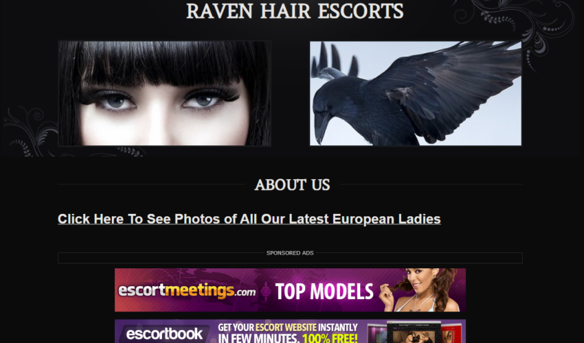 Escorts with Black Hair