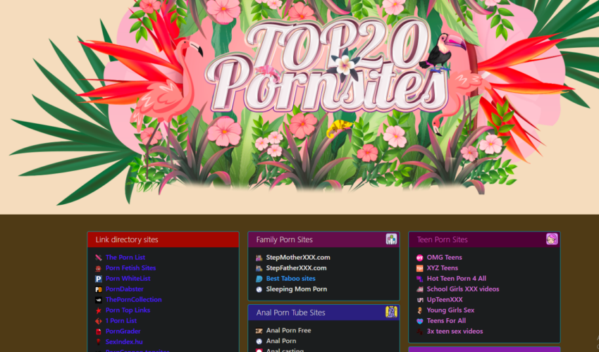 Top 20 porn sites